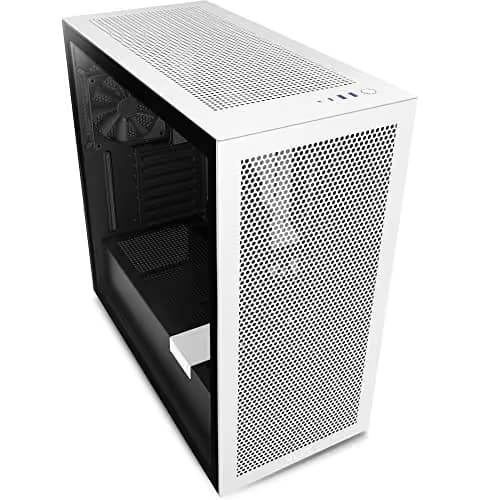 NZXT H7 Flow (2022) ATX Mid Tower White / Black with Tempered Glass Side Panel image