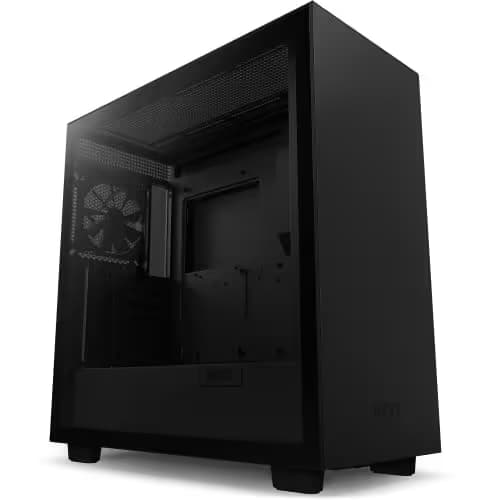 NZXT H7 ATX Mid Tower Black with Tempered Glass Side Panel main image