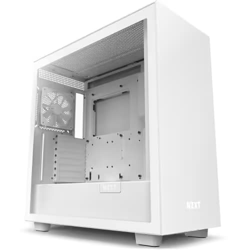 NZXT H7 ATX Mid Tower White with Tempered Glass Side Panel image