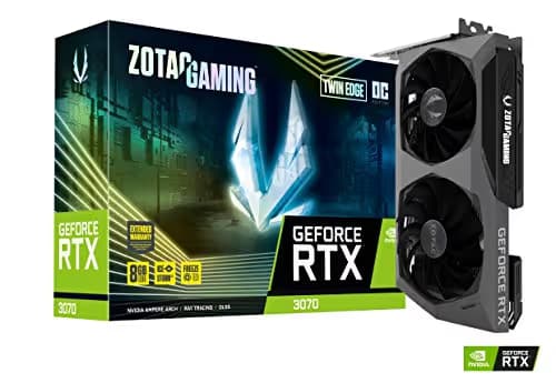 Zotac GAMING Twin Edge OC GeForce RTX 3070 LHR 8GB GDDR6 Black image