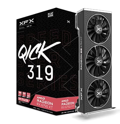 XFX Speedster QICK 319 Core Radeon RX 6750 XT 12GB GDDR6 Black image