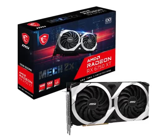 MSI Radeon RX 6750 XT MECH 2X 12G V1 image