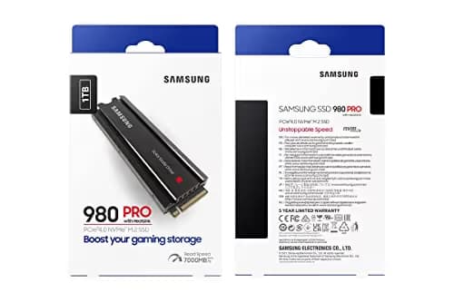 Samsung 980 PRO 2TB M.2 SSD PCIe 4.0 NVMe w/Heatsink image