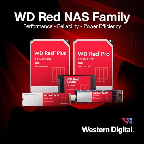 Western Digital Red Plus 14TB 3.5" HDD 7200RPM SATA 6.0 Gb/s Internal image