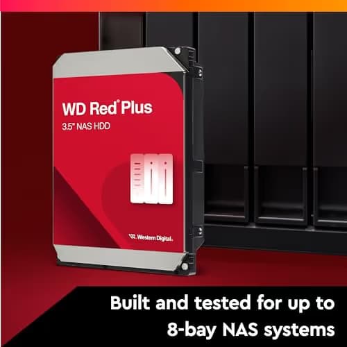 Western Digital Red Plus 12TB HDD 7200RPM 3.5" SATA image