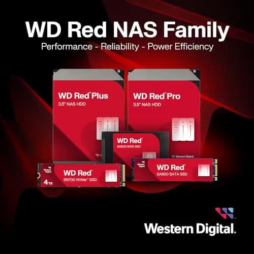 Western Digital Red Plus 10TB HDD 7200RPM 3.5" SATA image
