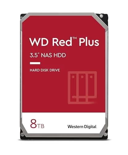 Western Digital Red Plus 8TB 3.5" HDD 5640RPM SATA 6.0 Gb/s image
