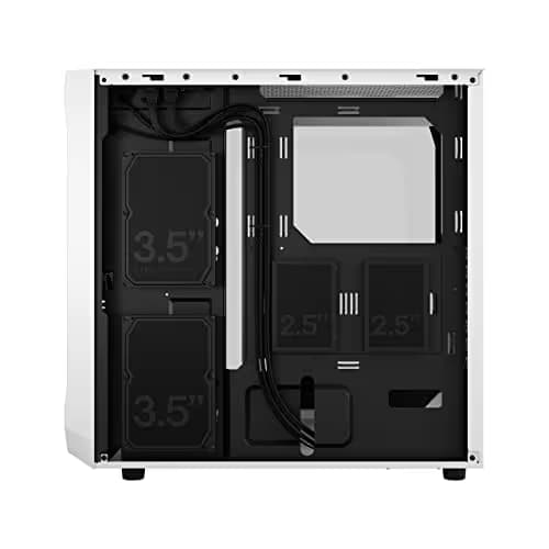 Fractal Design Focus 2 White / Black Clear Tinted Tempered Glass image