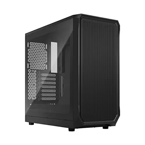 Fractal Design Focus 2 ATX Mid Tower Black Tempered Glass Side Panel image