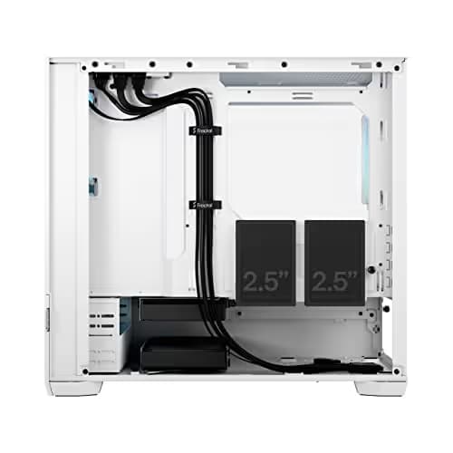 Fractal Design Pop Mini Air Micro ATX Mid Tower White with Tempered Glass Side Panel and USB 3.2 Gen 1 Type-A Front Panel image
