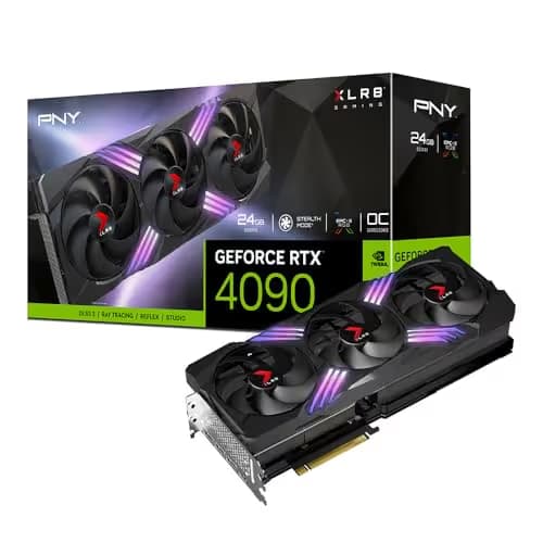 PNY XLR8 Gaming VERTO EPIC-X RGB OC GeForce RTX 4090 24GB GDDR6X Black image