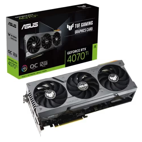 Asus GeForce RTX 4070 Ti TUF GAMING OC 12GB GDDR6X Black image