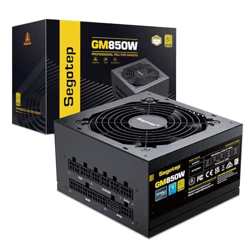Segotep GM Black 850W Fully Modular 80+ Gold Certified main image