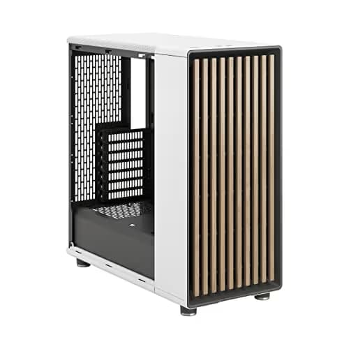 Fractal Design North Mid-Tower Case (Chalk White, Clear Window) image
