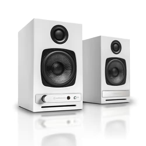 Audioengine HD3-WHT 2.0 Channel 60 W White / Black Speakers image