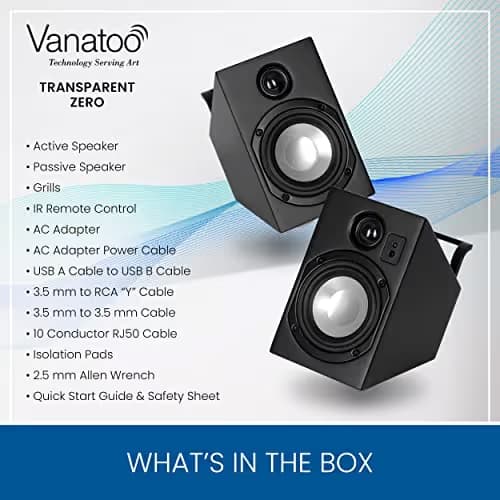 Vanatoo Transparent Zero 96 W 2.0 Channel Speakers image