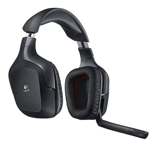 Logitech G930 Wireless Gaming Headset 7.1 Channel Closed-Back Black / Red image