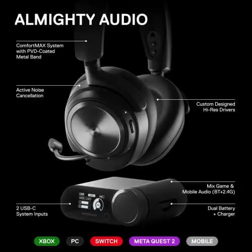 SteelSeries Arctis Nova Pro Wireless Gaming Headset for Xbox X|S, and Xbox One image