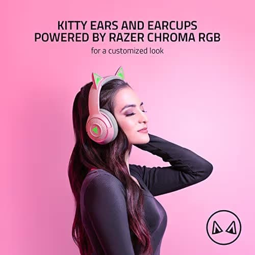 Razer Kraken BT Kitty Edition Closed Wireless Gaming Headset image