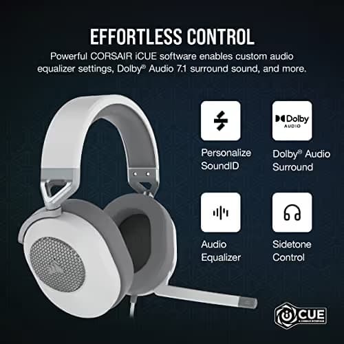 Corsair HS65 SURROUND 7.1 Channel Wired Gaming Headset image