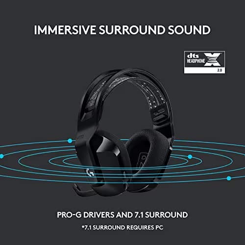 Logitech G733 Lightspeed Wireless Gaming Headset - Black image