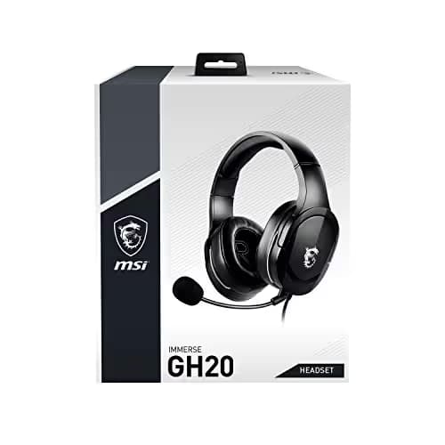 MSI Immerse GH20 Wired Gaming Headset Closed-Back main image