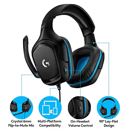 Logitech G432 7.1 Channel Closed Gaming Headset image
