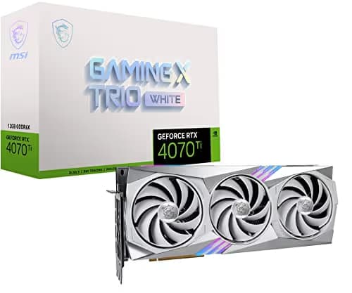 MSI GeForce RTX 4070 Ti GAMING X TRIO WHITE 12G GDDR6X main image