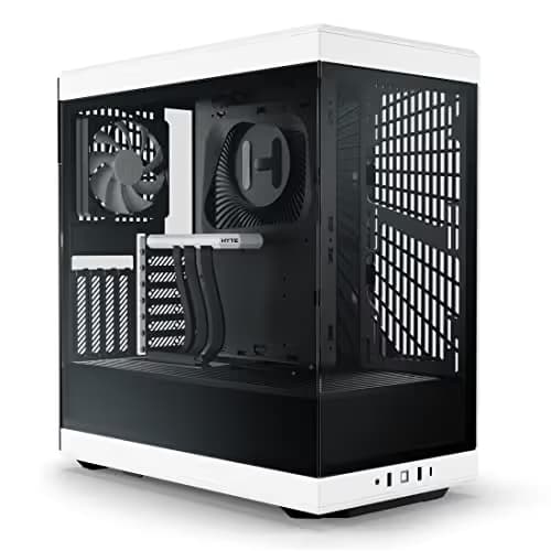 HYTE Y40 ATX Mid Tower White / Black with Tempered Glass Side Panel main image