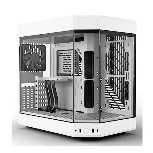 HYTE Y60 Modern Aesthetic Dual Chamber Panoramic Tempered Glass Mid-Tower ATX Computer Gaming Case image