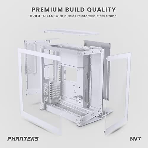 Phanteks NV7 ATX Full Tower White Tempered Glass image