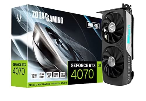 Zotac Twin Edge GeForce RTX 4070 12GB GDDR6X Black main image
