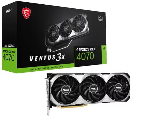MSI GeForce RTX 4070 VENTUS 3X 12G GDDR6X image