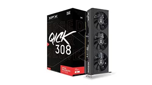 XFX SPEEDSTER QICK 308 AMD Radeon™ RX 7600 Black Edition 8GB GDDR6 main image