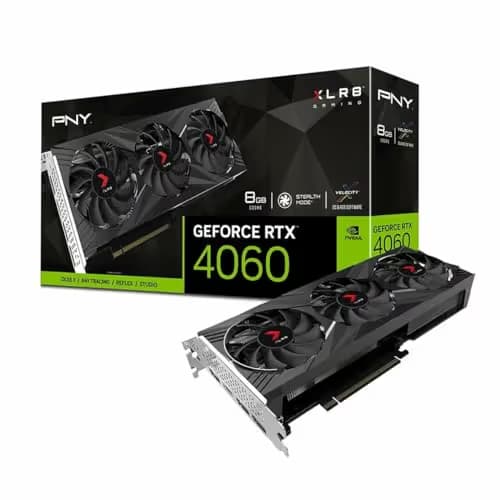 PNY GeForce RTX 4060 8GB XLR8 Gaming VERTO EPIC-X RGB Triple Fan GDDR6 image