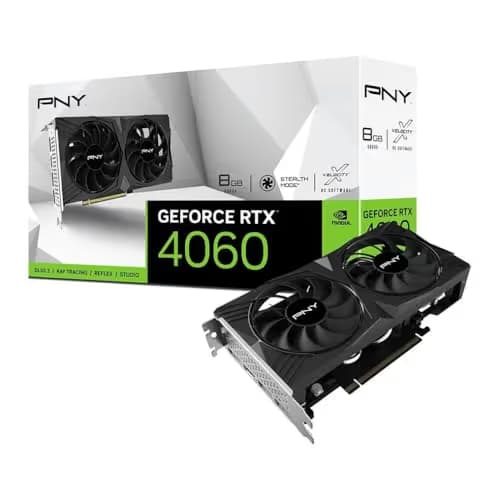 PNY GeForce RTX 4060 8GB VERTO Dual Fan DLSS 3 GDDR6 image