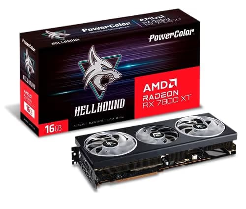 PowerColor Radeon RX 7800 XT Hellhound OC 16GB GDDR6 image
