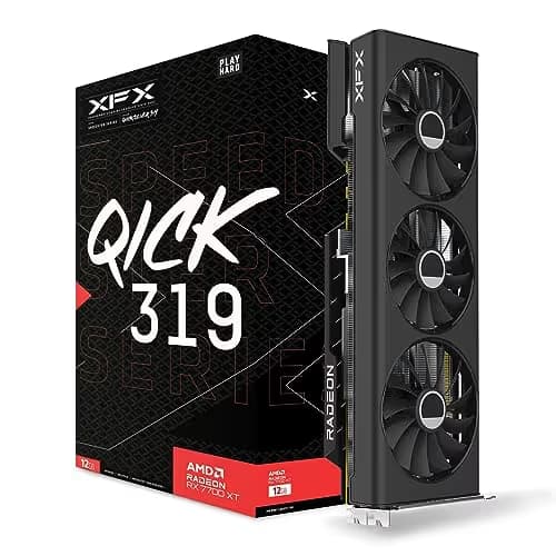 XFX Speedster QICK 319 Radeon RX 7700 XT 12GB GDDR6 Black Edition main image