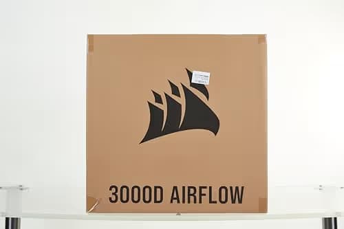 Corsair 3000D ATX Mid Tower Black AIRFLOW Tempered Glass Side Panel image