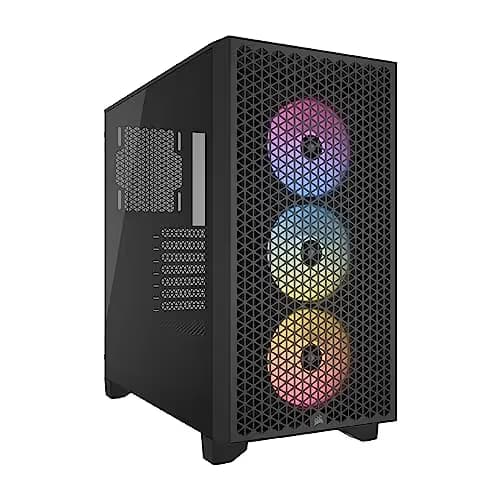 Corsair 3000D ATX Mid Tower Black RGB AIRFLOW Tempered Glass main image
