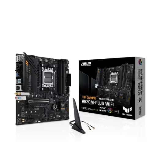 ASUS TUF GAMING A620M-PLUS WIFI AM5 DDR5 Micro-ATX image
