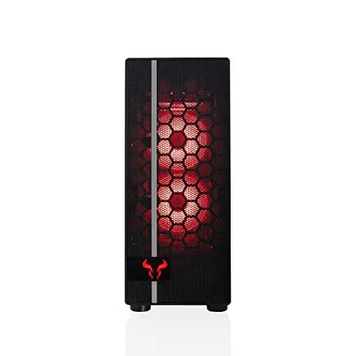 RIOTORO CR400 ATX Mid Tower Black Acrylic Side Panel USB 3.2 Gen 1 Type-A USB 2.0 Type-A image