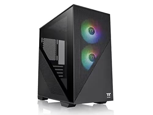Thermaltake Divider 170 TG ARGB Micro ATX Mid Tower Black Tempered Glass image
