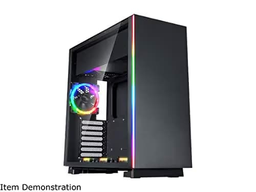 Rosewill PRISM S500 ATX Mid Tower Black Tempered Glass Side Panel main image