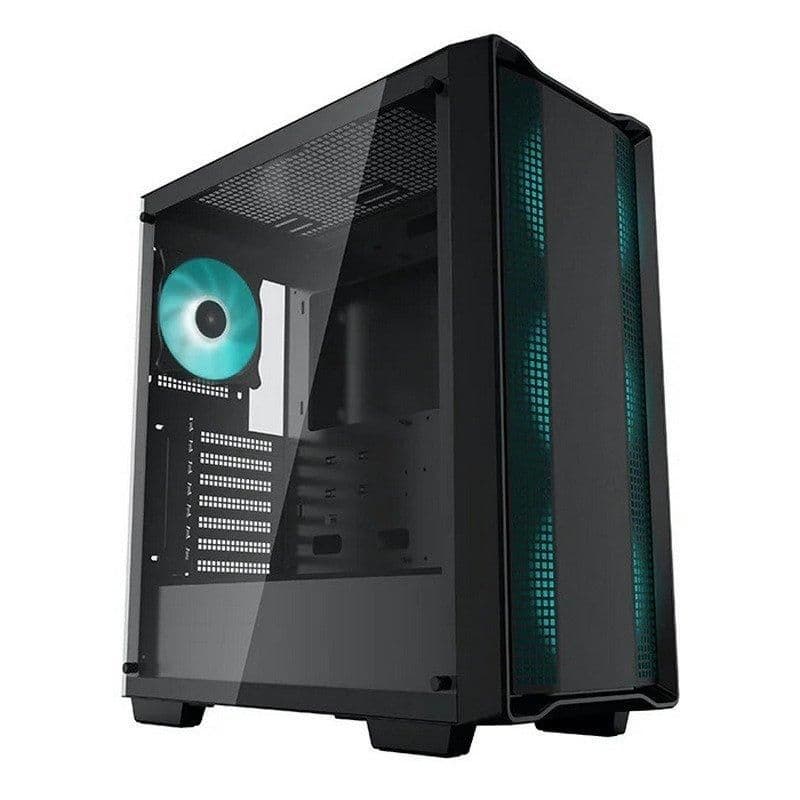 Deepcool CC560 ATX Mid Tower Black Tempered Glass Side Panel with USB 3.2 Gen 1 Type-A and USB 2.0 Type-A main image