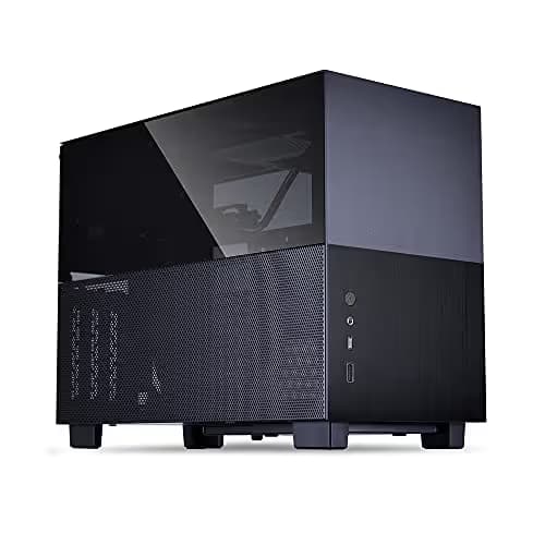 Lian Li Q58 Mini-ITX Desktop Black Tempered Glass Side Panel, PCIe 4.0 image