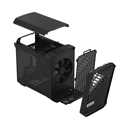 Fractal Design Torrent Nano Mini-ITX Tower Black Tinted Tempered Glass image