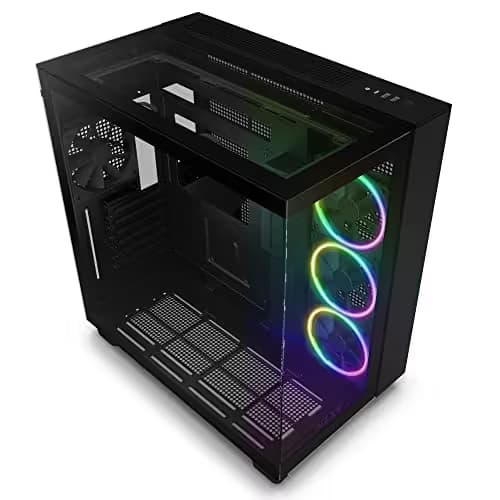 NZXT H9 Elite ATX Mid Tower Black Tempered Glass Side Panel main image