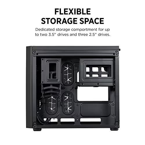 Corsair Crystal 280X RGB Micro ATX Mid Tower Black Tempered Glass image