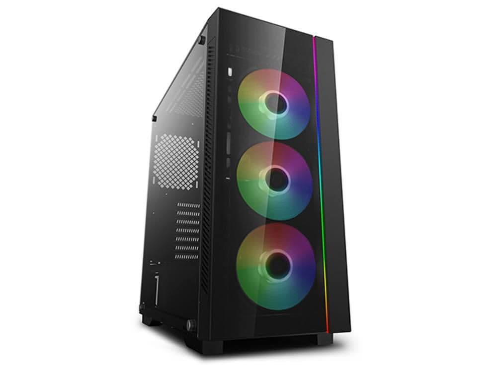 Deepcool MATREXX 55 V3 ADD-RGB 3F ATX Mid Tower Black Tempered Glass Side Panel main image